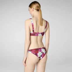 Kvinner Save The Duck Bikinitopp For Kvinner Uliana In Fucsia Frangipani