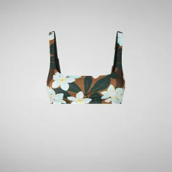 Kvinner Save The Duck Bikinitopp Uliana For Kvinner I Brun Frangipani