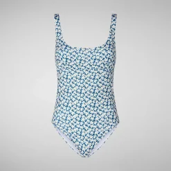 Kvinner Save The Duck Damebadedrakt Ondine I Bla Frangipani