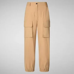 Kvinner Save The Duck Damebukser Gosy In Biscuit Beige