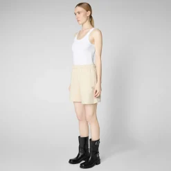 Kvinner Save The Duck Damebukser Halima I Shore Beige