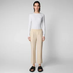 Kvinner Save The Duck Damebukser Milan I Shore Beige