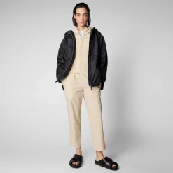 Kvinner Save The Duck Damebukser Milan I Shore Beige
