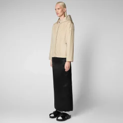 Kvinner Save The Duck Damejakke Hope In Shore Beige