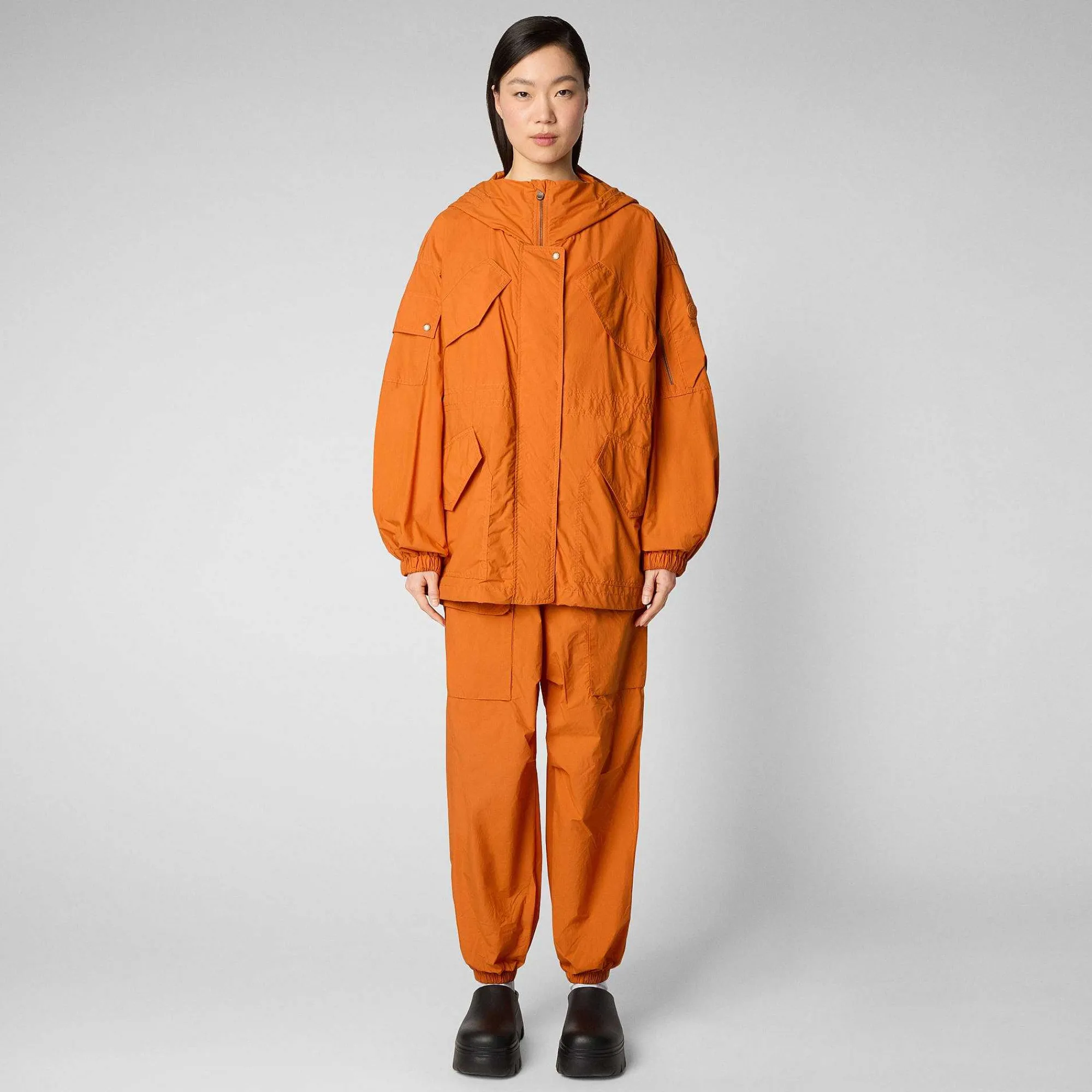 Kvinner Save The Duck Damejakke Juna I Amber Orange