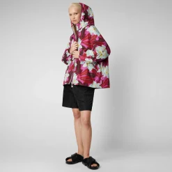 Kvinner Save The Duck Damejakke Niam I Frangipani Fucsia