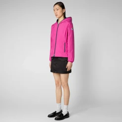Kvinner Save The Duck Damejakke Stella I Fucsia Rosa