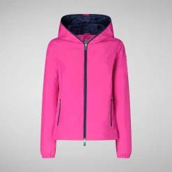 Kvinner Save The Duck Damejakke Stella I Fucsia Rosa
