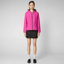 Kvinner Save The Duck Damejakke Stella I Fucsia Rosa