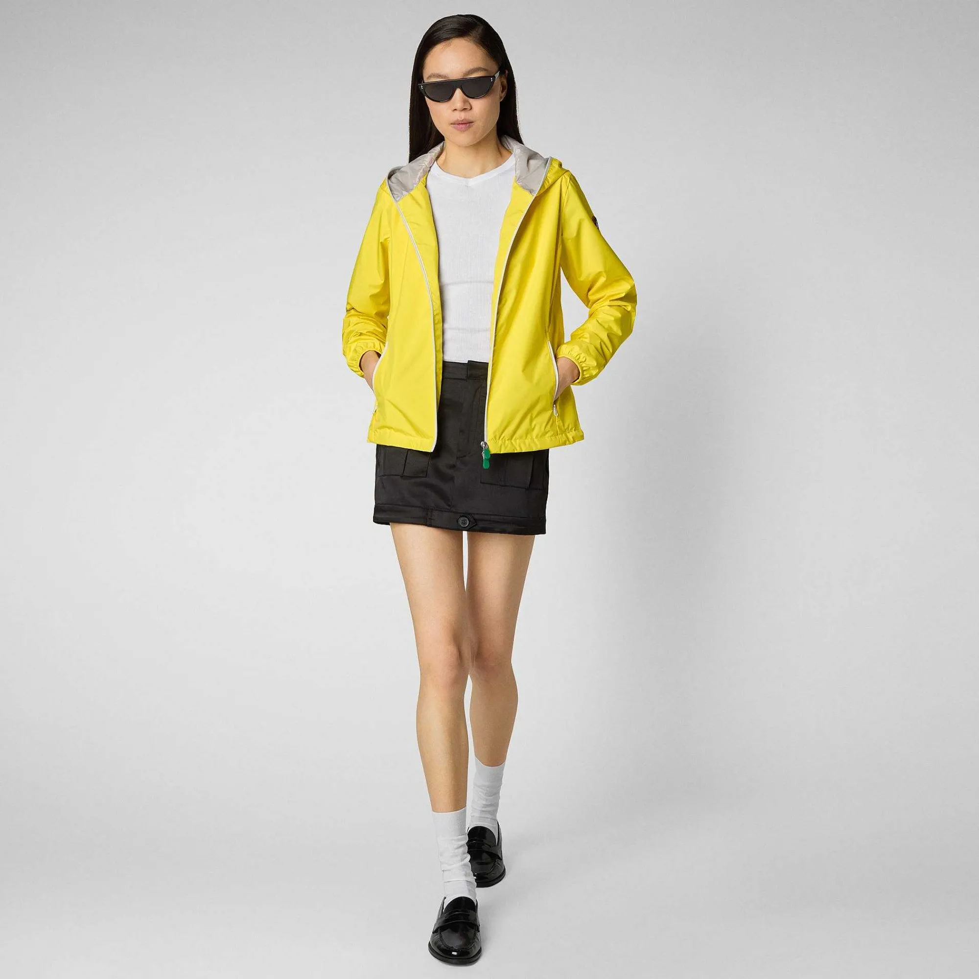Kvinner Save The Duck Damejakke Stella I Starlight Yellow