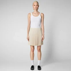Kvinner Save The Duck Dameskjort Ilsa I Shore Beige