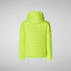 Pike Save The Duck Dyrefri Puffer Katie For Jenter I Fluorgul