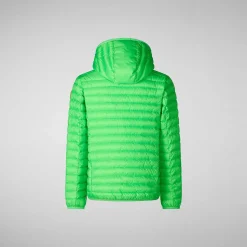 Pike Save The Duck Dyrefri Puffer Katie For Jenter I Fluorgronn