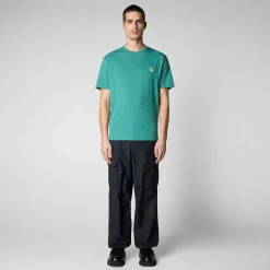 Menn Save The Duck Herre T-Skjorte Caius I Artichoke Green