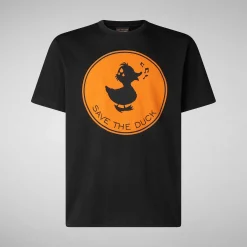 Menn Save The Duck Herre T-Skjorte Sabik I Svart