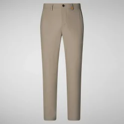 Menn Save The Duck Herrebukser Steve In Sandalo Beige