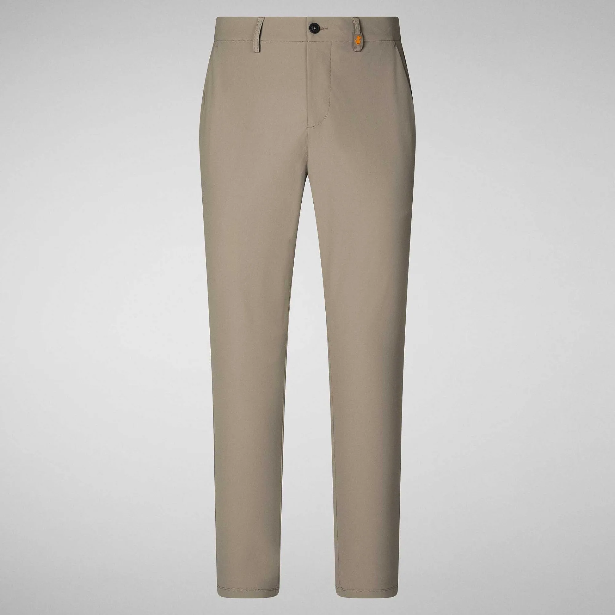 Menn Save The Duck Herrebukser Steve In Sandalo Beige