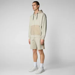 Menn Save The Duck Herregenser Deas In Stone Beige