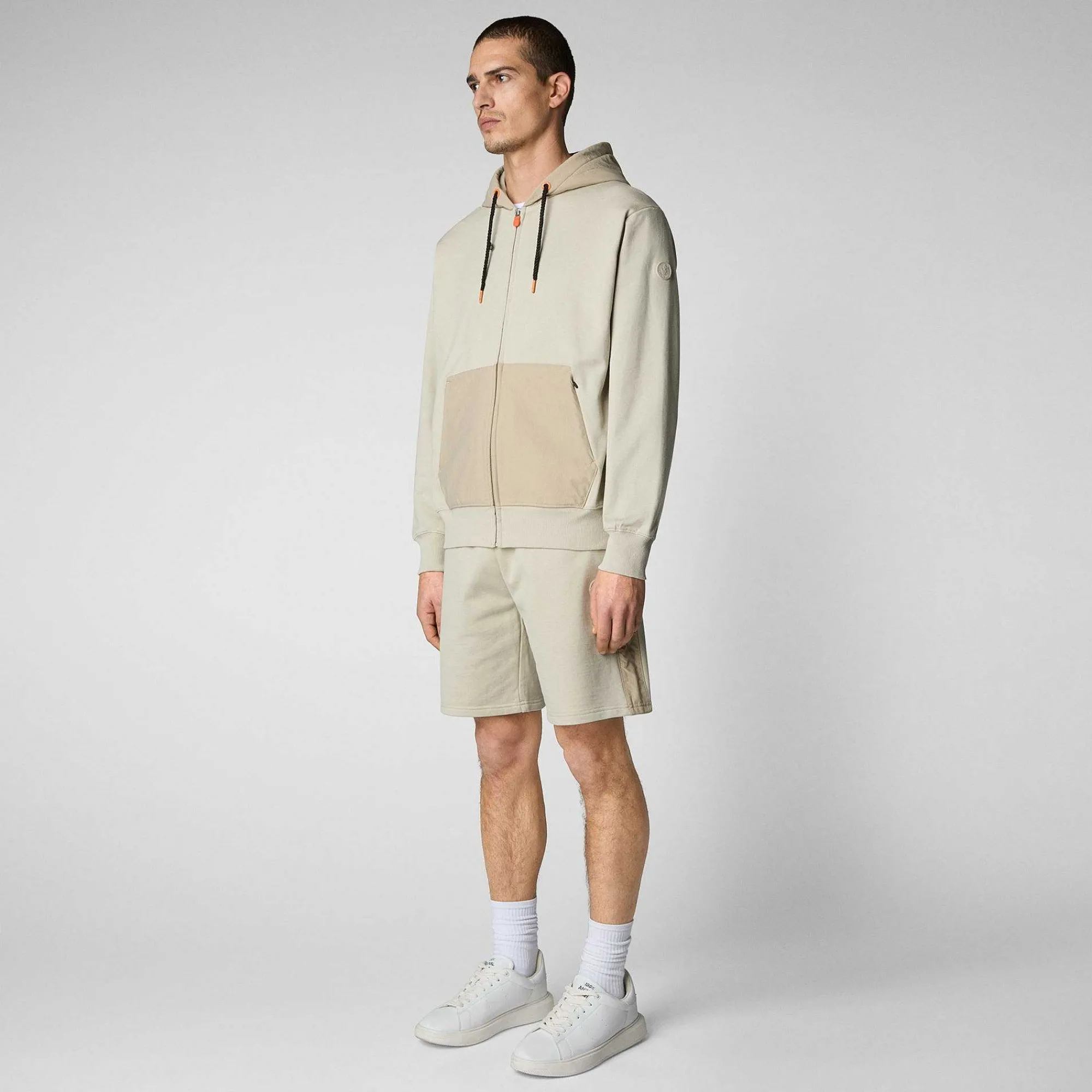 Menn Save The Duck Herregenser Deas In Stone Beige