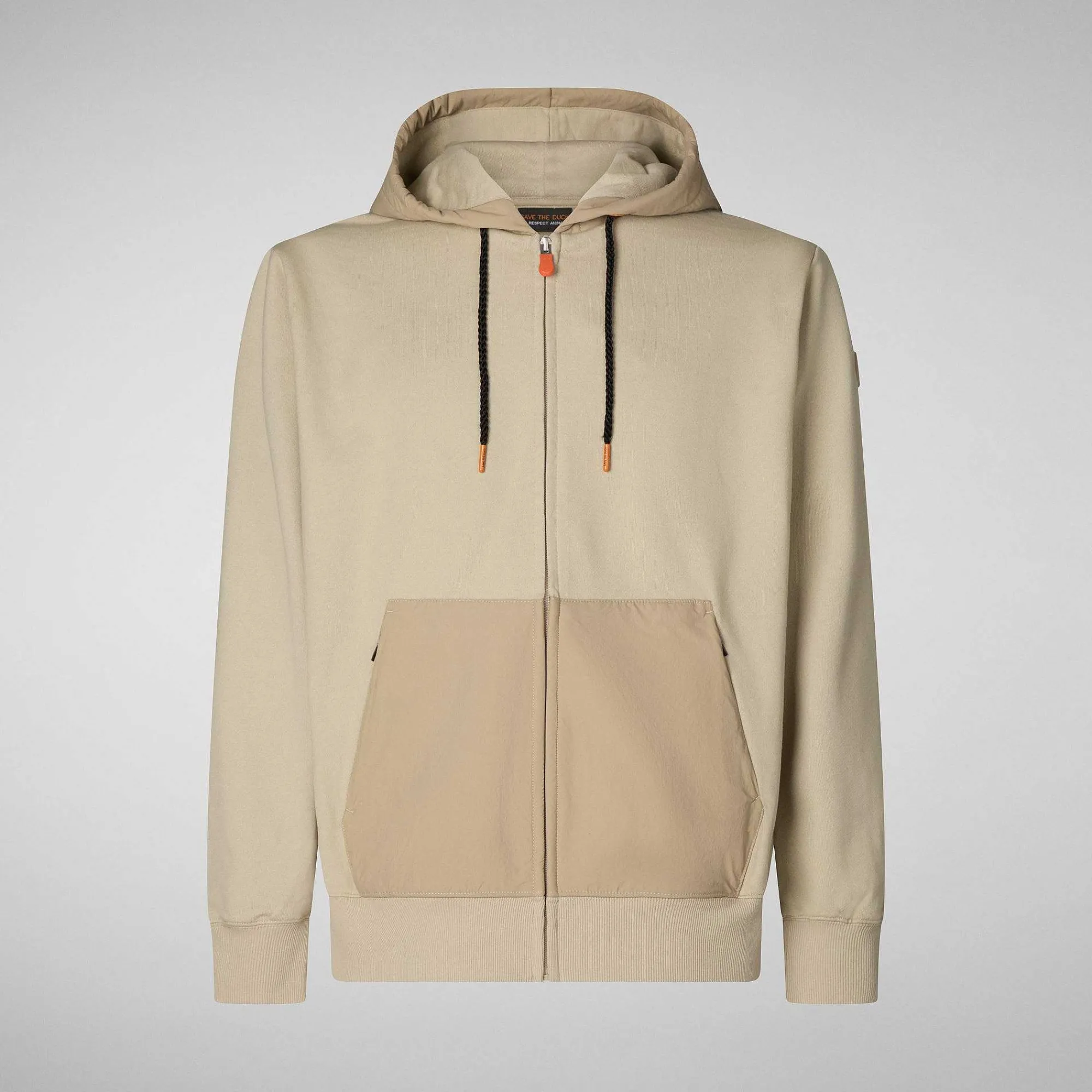 Menn Save The Duck Herregenser Deas In Stone Beige