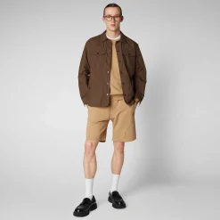 Menn Save The Duck Herregenser Silas I Biscuit Beige