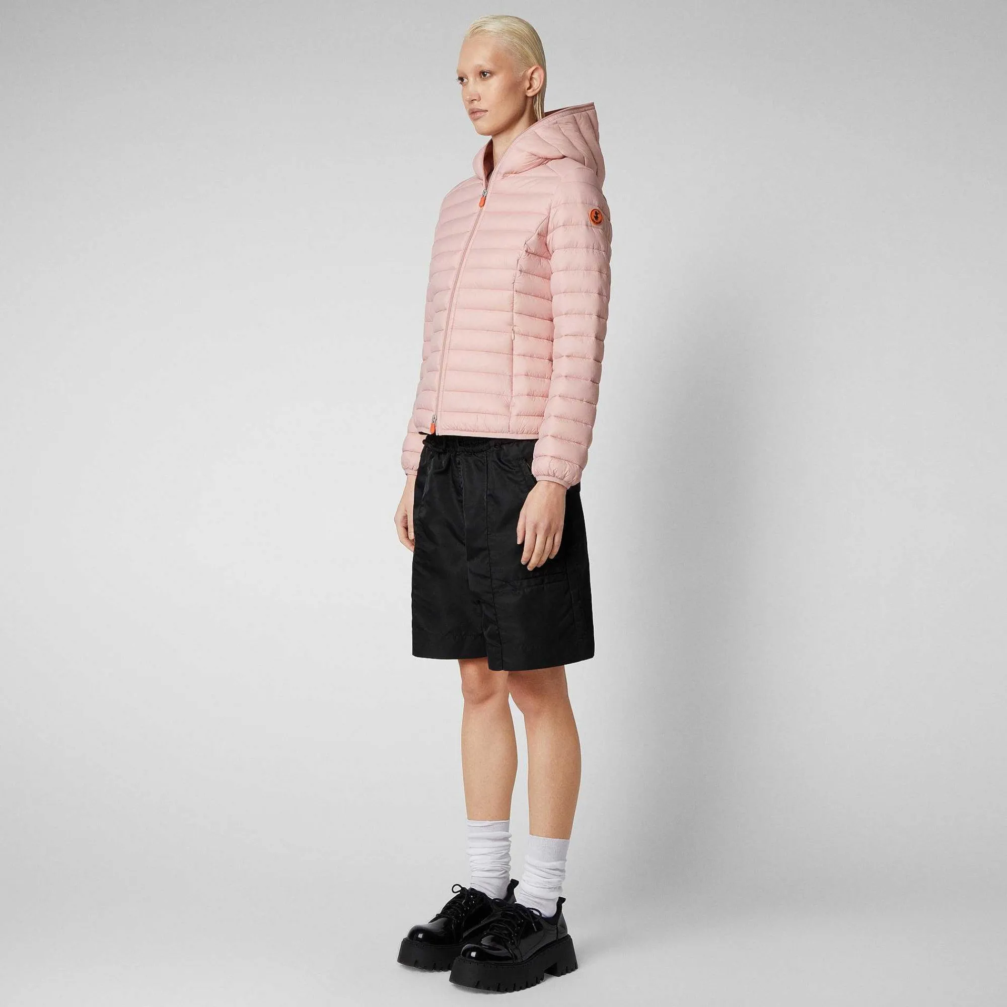 Kvinner Save The Duck Kvinners Dyrefri Hette Pufferjakke Daisy I Blush Pink