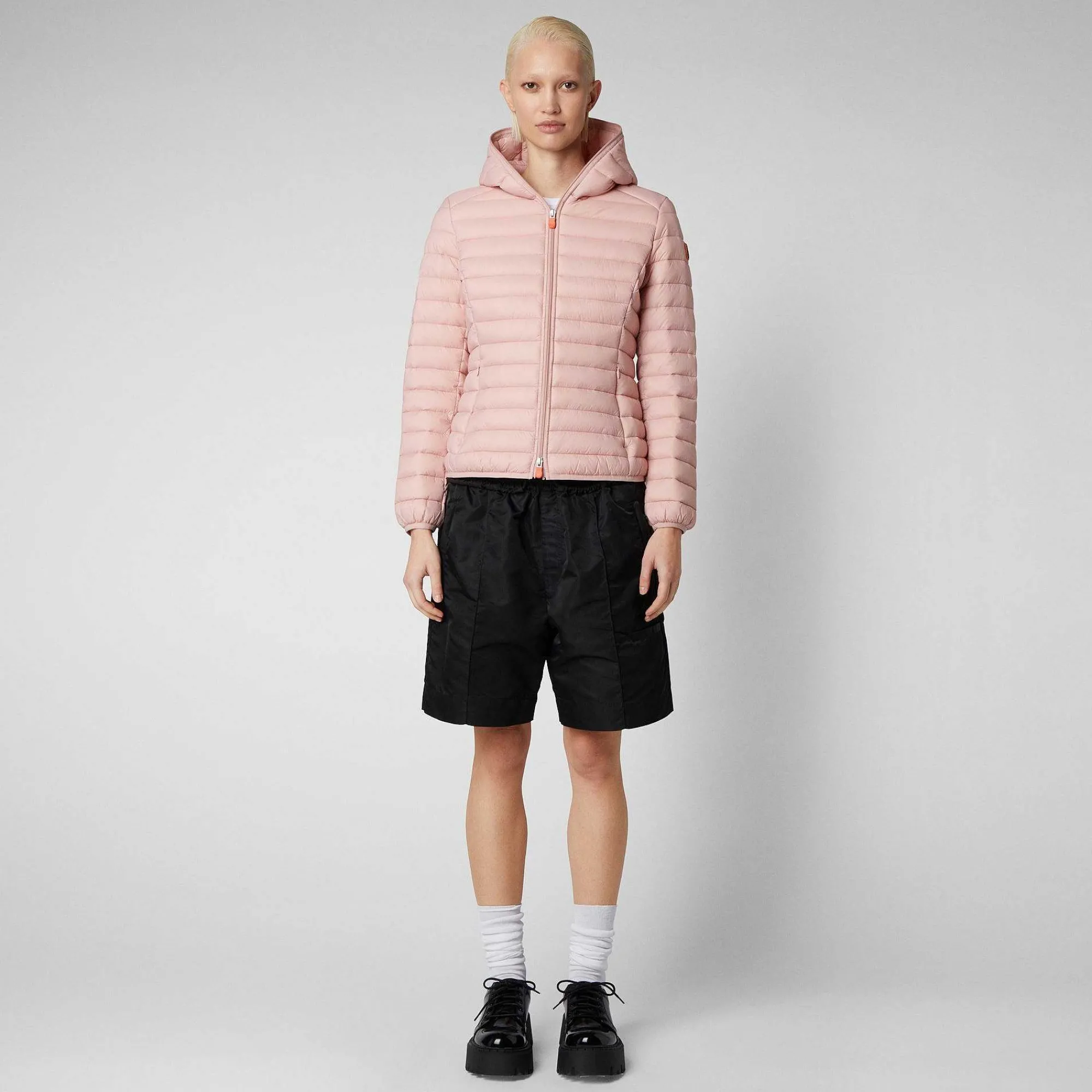 Kvinner Save The Duck Kvinners Dyrefri Hette Pufferjakke Daisy I Blush Pink
