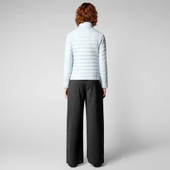 Kvinner Save The Duck Kvinners Dyrefri Puffer Carly I Foam Grey