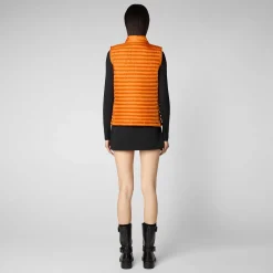Kvinner Save The Duck Kvinnevest Aria I Amber Orange