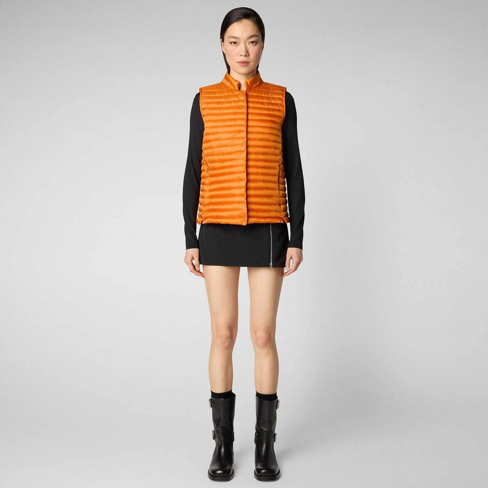 Kvinner Save The Duck Kvinnevest Aria I Amber Orange