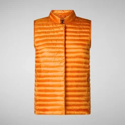 Kvinner Save The Duck Kvinnevest Aria I Amber Orange