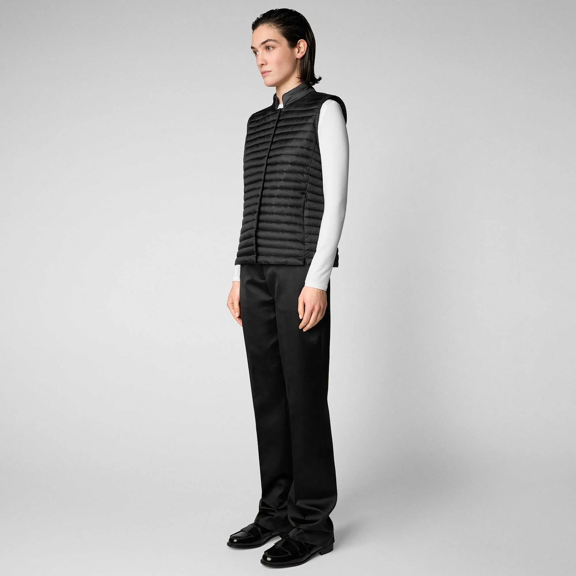 Kvinner Save The Duck Kvinnevest Aria I Svart