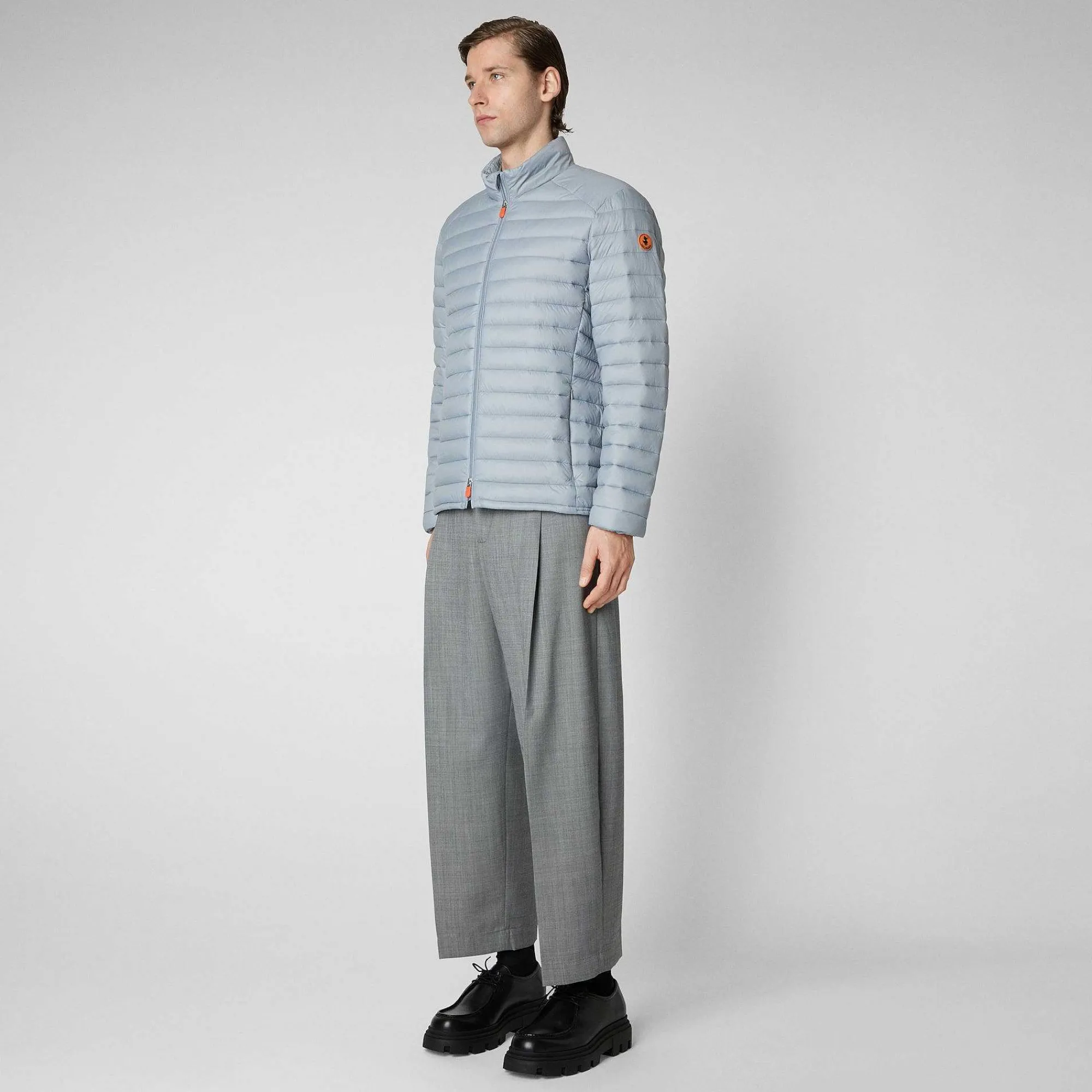Menn Save The Duck Manns Dyrefrie Puffer Alexander I Regngra