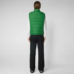 Menn Save The Duck Manns Vattert Gilet Adam I Regnskoggront