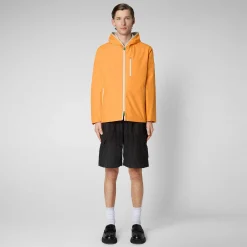 Menn Save The Duck Mannsjakke David In Sunshine Orange