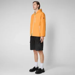 Menn Save The Duck Mannsjakke David In Sunshine Orange