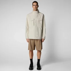 Menn Save The Duck Mannsjakke Irving I Shore Beige