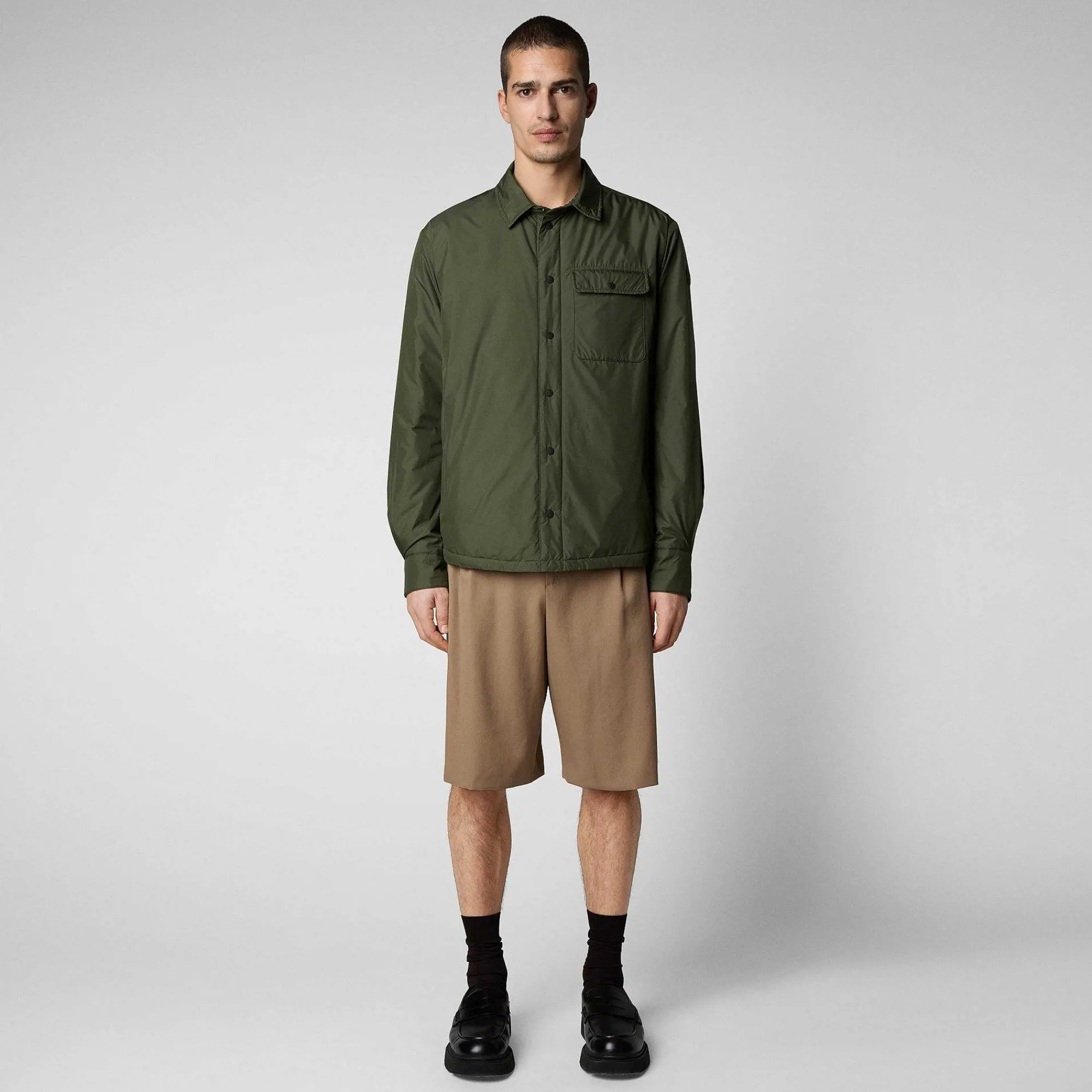 Menn Save The Duck Mannsjakke Jani In Dusty Olive