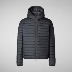 Menn Save The Duck Man'S Animal Free Puffer Cael I Storm Grey