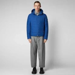 Menn Save The Duck Man'S Animal Free Puffer Cael I Snorkel Bla