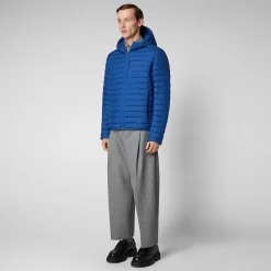 Menn Save The Duck Man'S Animal Free Puffer Cael I Snorkel Bla