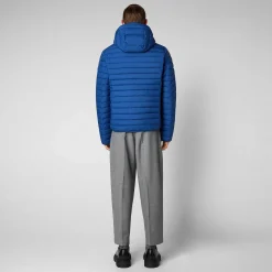 Menn Save The Duck Man'S Animal Free Puffer Cael I Snorkel Bla