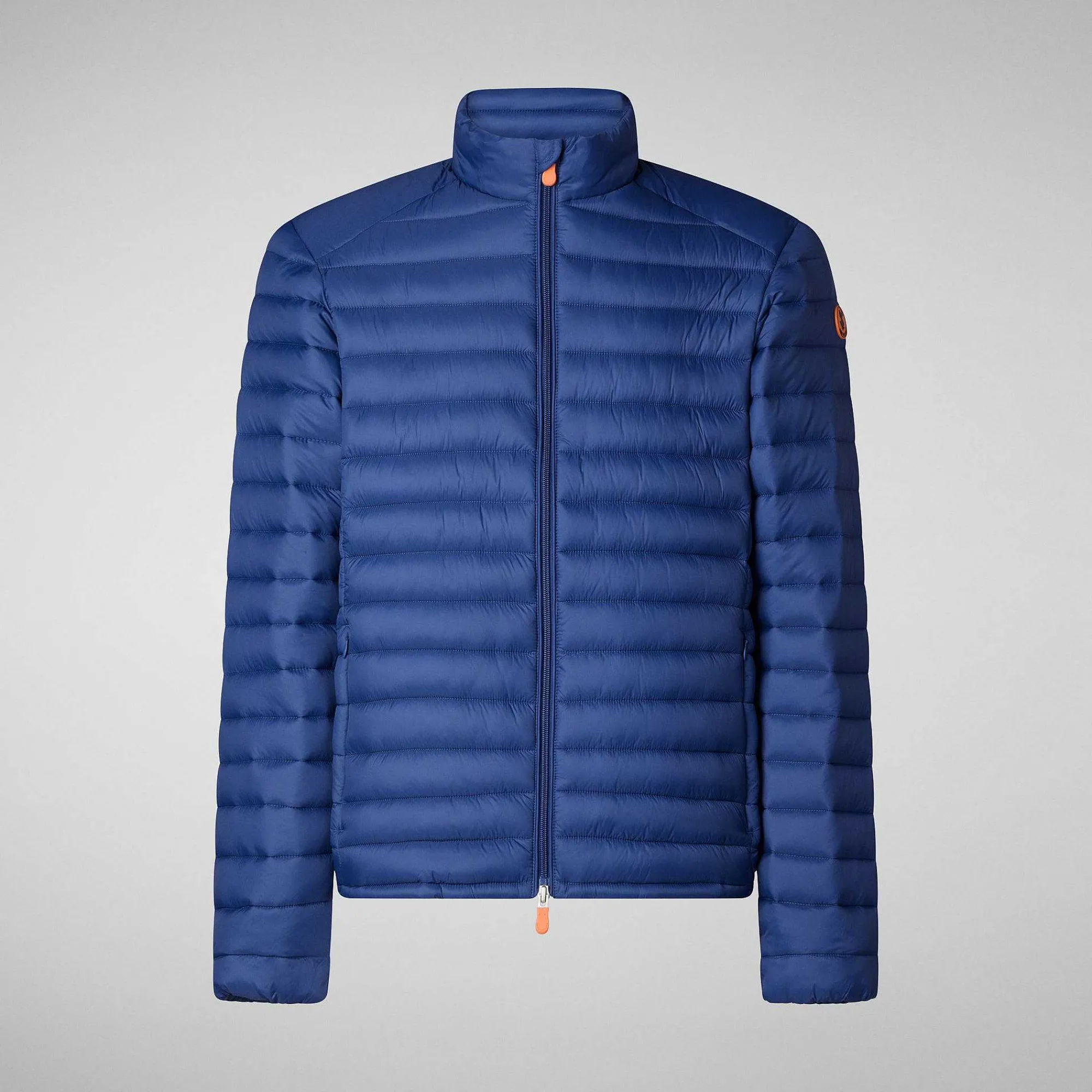 Menn Save The Duck Man'S Animal Free Puffer Jacket Alexander I Eclipse Blue
