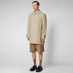 Menn Save The Duck Mans Regnfrakk Rhys I Steinbeige