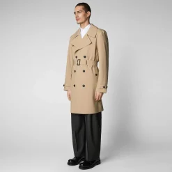 Menn Save The Duck Mans Regnfrakk Zarek I Stardust Beige