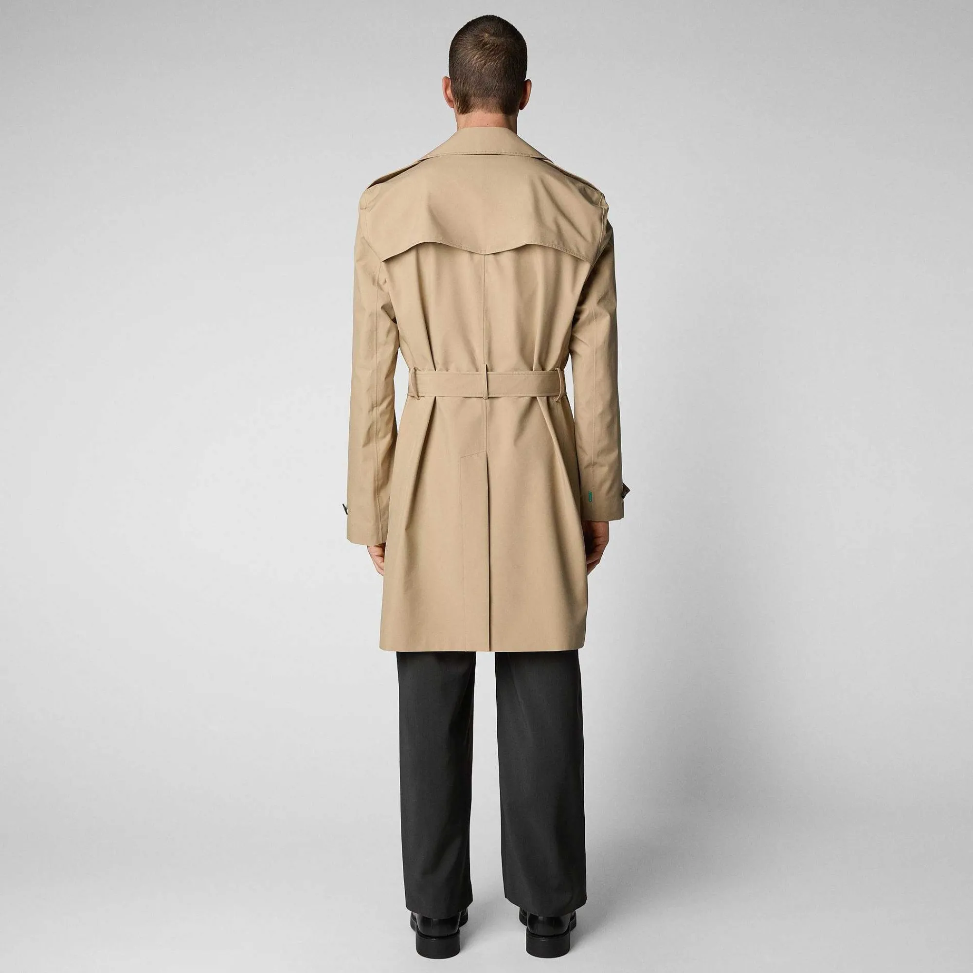 Menn Save The Duck Mans Regnfrakk Zarek I Stardust Beige