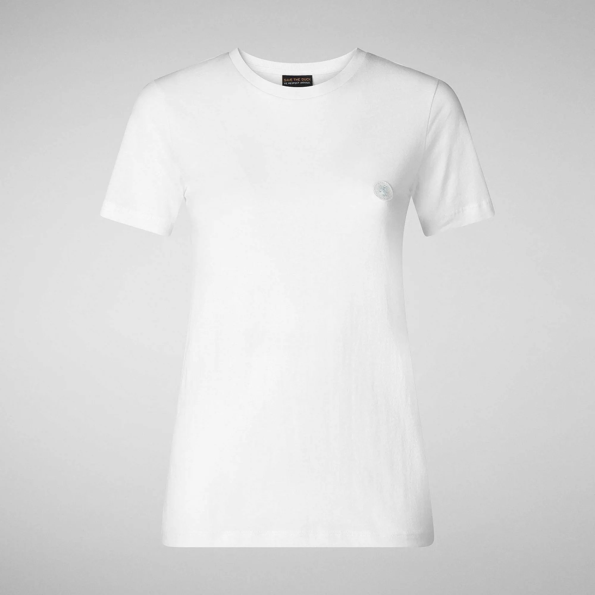 Kvinner Save The Duck T-Skjorte For Kvinner Annabeth I Hvitt