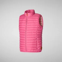 Gutt Save The Duck Unisex Barnevest Dolin In Gem Pink