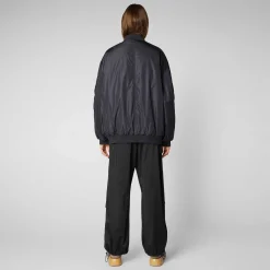Kvinner Save The Duck Unisex Bomberjakke Ciara I Svart