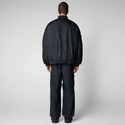 Kvinner Save The Duck Unisex Bomberjakke Usher I Nattblatt